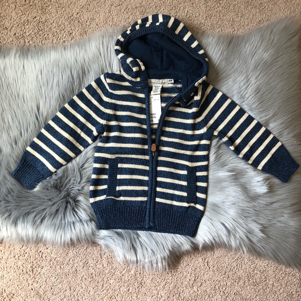 Boys striped sweatshirt
